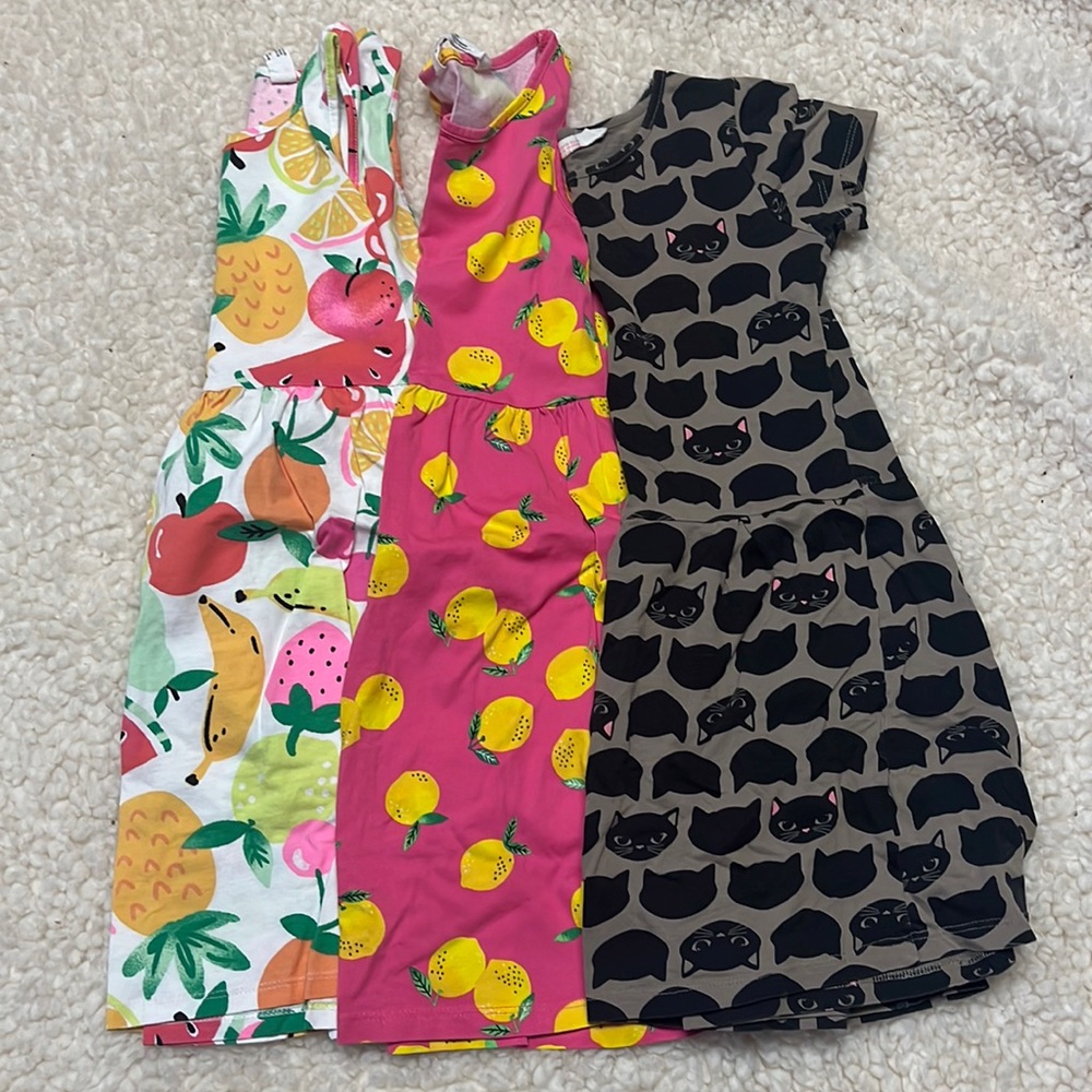 Girls H&M dress lot, size 6-8, lot of 3